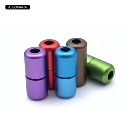 Alumínio Fechos Parafuso para Fazer Jóias, Cilindro Fecho Final, Colar e Pulseira Conectores, Acessórios DIY, 3.5mm Buraco, 10PCs - Image 6