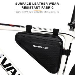 Riderace sacos de tubo de ciclismo à prova dwaterproof água 1.5l mtb bicicleta estrada triângulo saco quadro ciclismo sacos dianteiros ferramentas reparo pannier saco da bicicleta - Image 4