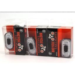 Bicicleta impermeável Taillight, Luz intermitente, Noite Ciclismo, Lâmpada colorida, Acessórios de bicicleta, Carregamento USB, 7 LED, 60 Lumens, Novo - Image 5