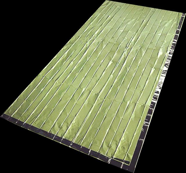 Saco de Dormir Mylar de Sobrevivência Emergência Impermeável 213x94cm