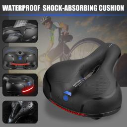 Mtb assento de sela da bicicleta grande butt bicicleta estrada mountain bike confortável almofada gel macio almofada do assento sela bicicleta ciclo - Image 1