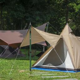 Substituição telescópica portátil do pólo do toldo 3m 3-seções ao ar livre ajustável barraca de acampamento Support Rods - Image 4
