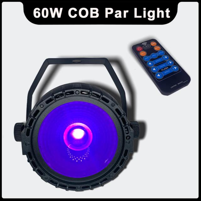 Luz Estroboscópica RGB 3 em 1 com 36 LEDs Par para Festas e Discotecas - Efeitos de Iluminação DMX512 para Palcos e Eventos Pequenos