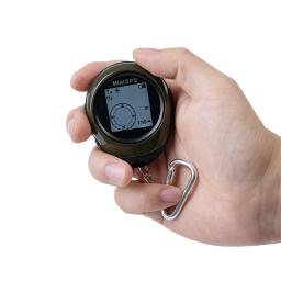 Mini navegador turístico gps portátil com fivela bússola esporte ao ar livre viagem caminhadas gps satélite plotter navegador para carro moto - Image 5