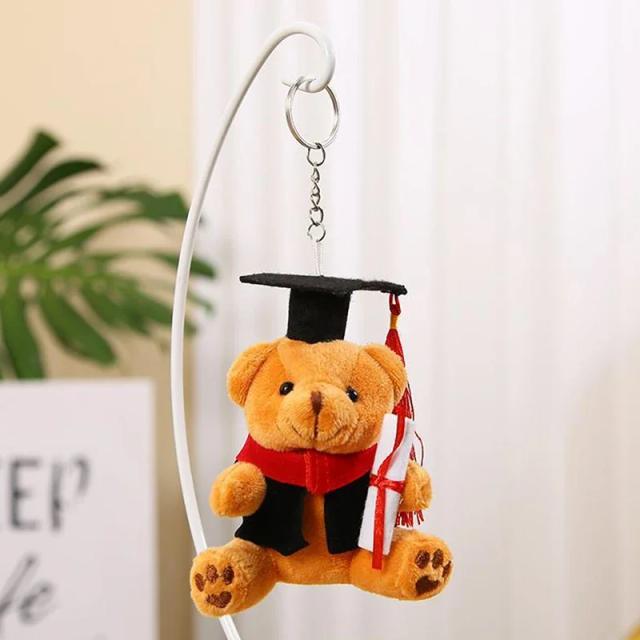 Mini Graduação Urso de Pelúcia com Vestido para Jardim de Infância e Ensino Médio