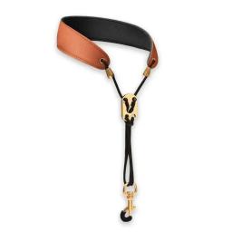Correia de pescoço saxofone para soprano, tenor, alto, barítono, sax, instrumento musical, cordão de couro - Image 1