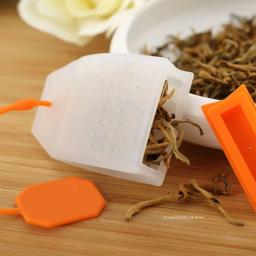 Sacos De Chá De Silicone De Grau Alimentício, Filtros Estilo Colorido, Infusores De Chá Solto Herbal, Filtros Perfumados Teaware, Ferramentas De Cozinha - Image 3