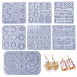 Snasan molde de silicone para brincos pingente jóias fazendo artesanal diy ferramenta uv resina cola epoxy molde de silicone - Image 1
