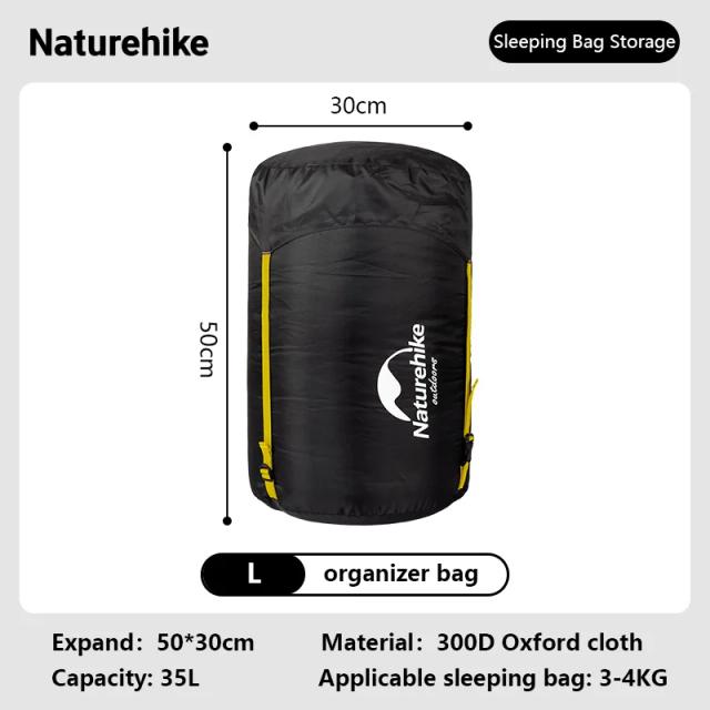 Saco de Compressão Impermeável Naturehike 300D Oxford - Modelo NH19PJ020 para Armazenamento e Viagem, Lançamento 2022