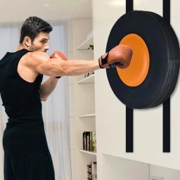 Alvo de boxe montado na parede para adultos e crianças, saco de areia pastável, durável PU Sanda, Muay Thai, socos, ginásio, equipamento de treino de fitness - Image 1
