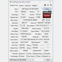 Placa gráfica MLLSE Placa De Vídeo AMD Radeon RX580 8GB GDDR5 256 bits PCI Express 3.0 × 16 HD GPU Gaming Виде®карта DirectX 12 - Image 6