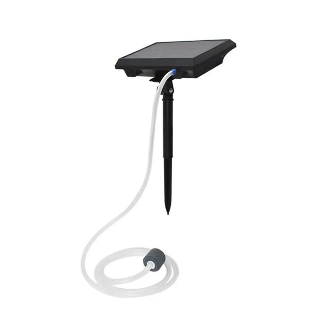 Bomba de Ar Solar Recarregável para Aquários e Pesca, Aerador de Lagoa com Bateria de 3.7V para Transporte de Peixes