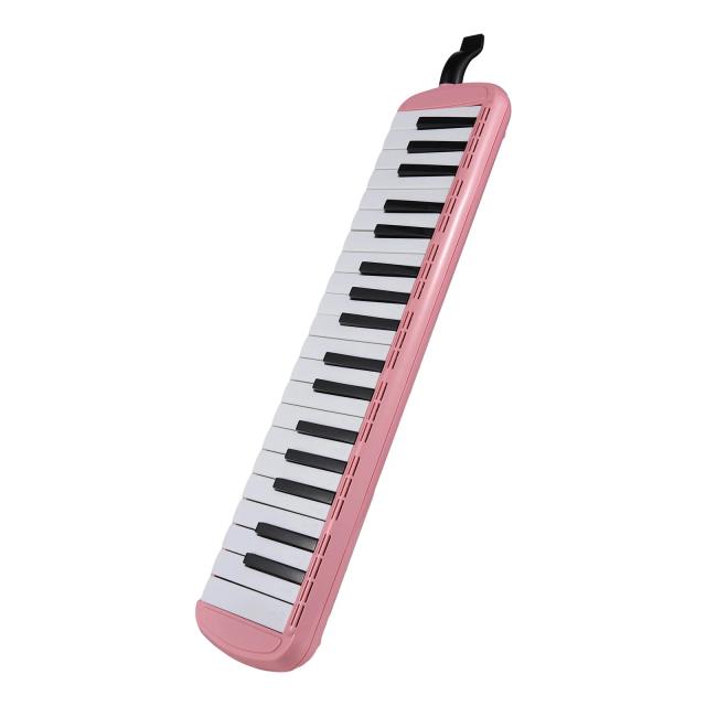 Teclado de Piano de Ar com 2 Tubos Flexíveis, Melodias e 2 Bocais para Sopro - 37 Teclas Incluídas