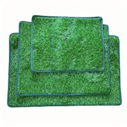 Reutilizável Artificial Grass Dog Toilet Mat, Pet Training Lawn Mat, Lavável gato e cão - Image 6