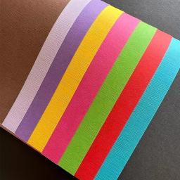 Papel Cardstock Colorido de Textura Fraca, Impressão Dupla Face, Papel Grosso Premium Craft, A5 Color, 50 Sheet, 230gsm - Image 2