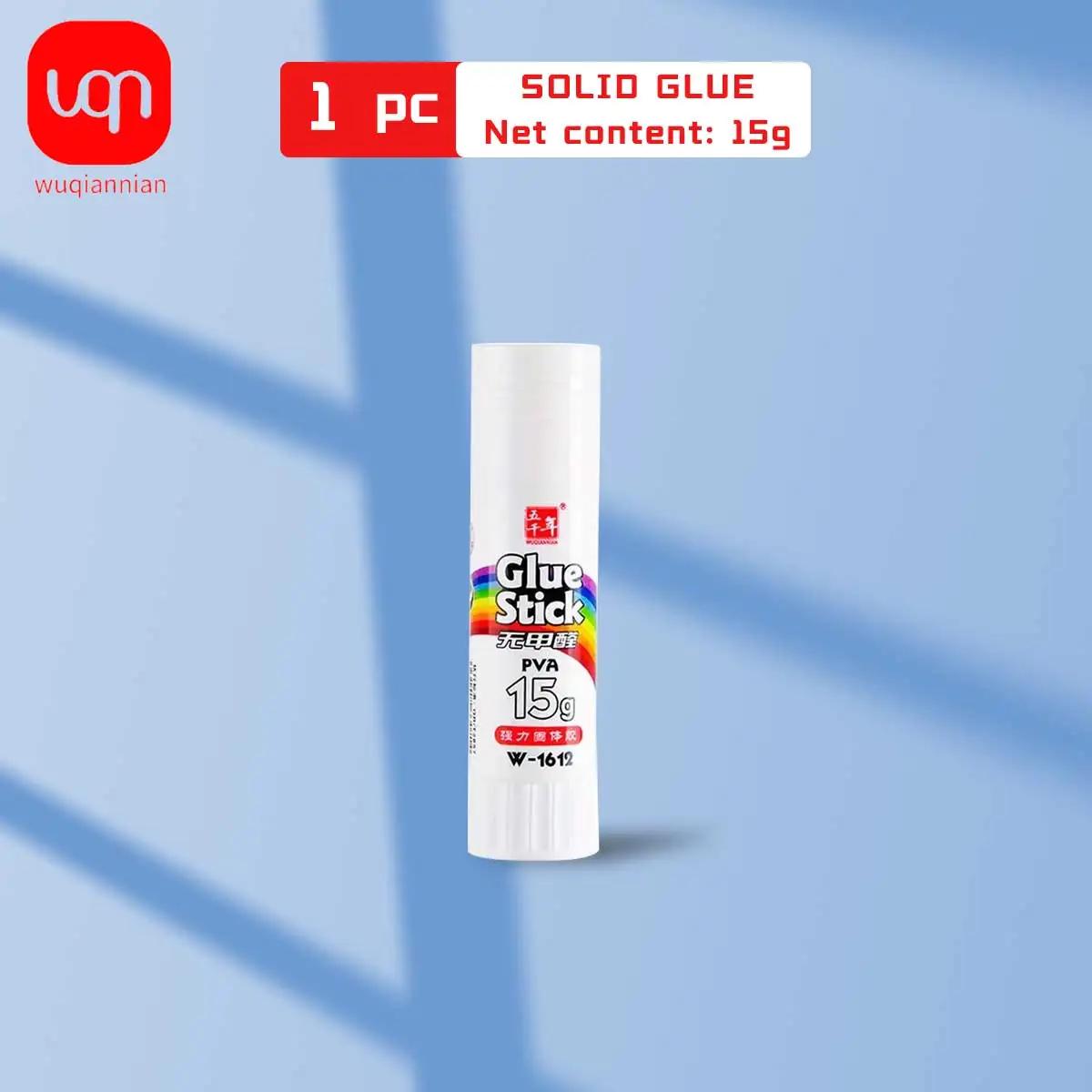 Alta Viscosidade Cola Sólida em Bastão, Livre de Formaldeído, DIY Colagem Lavável, Escritório Aprendizagem Papelaria Suprimentos, 15g, 3-10Pcs - Image 1