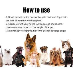 Reparação De Pele De Estimação Cão Essência Cuidados De Cabelo Cuidados Com A Pele Pet Soro De Cabelo De Cachorro Soro B03E - Image 4