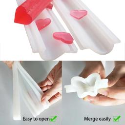 Várias Formas Molde de Silicone para Sabonete, Borboleta, Golfinho, Redondo, Coração, Tubo de Tubo, Artesanato, Ferramenta DIY - Image 4