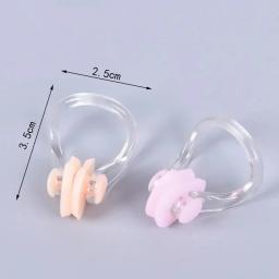 Clipe de nariz para natação, reutilizável, silicone macio, à prova d'água, proteção para crianças, adultos, iniciantes, surf, mergulho, acessórios - Image 5