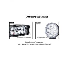 Farol LED da motocicleta, luz dianteira da bicicleta elétrica, lâmpada super brilhante do triciclo, acessórios da bicicleta elétrica, 8 LED, 12V, 16 LED - Image 4