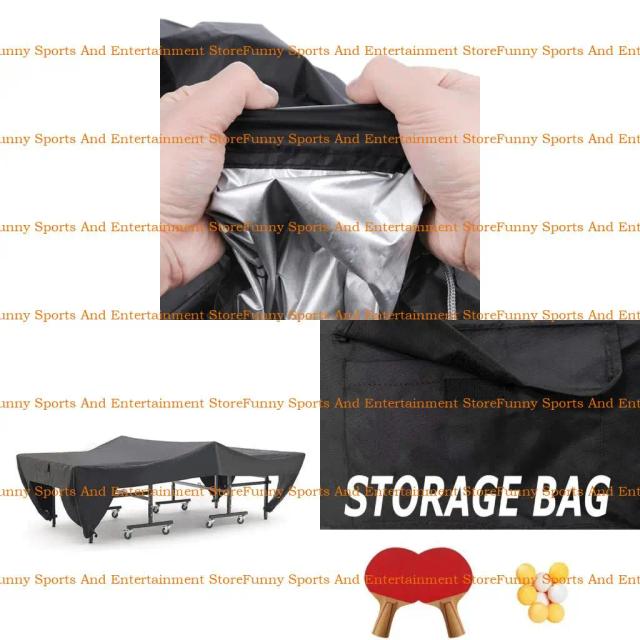 Tampa de Mesa de Pingue-Pongue ao Ar Livre C4DE Impermeável 280x153x73cm