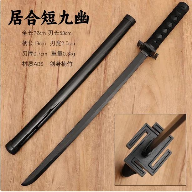 Espada de Prática Kungfu Chinesa Lâmina Madeira/Bambu/Plástico Bainha Madeira Acessórios Cobre