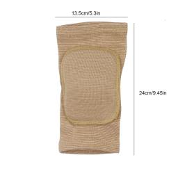Elastic Sports Compressão Knee Pads, protetor De Joelho, Espessamento Esponja Suporte, Dança Roller, Voleibol Treinamento Joelhos Brace - Image 6