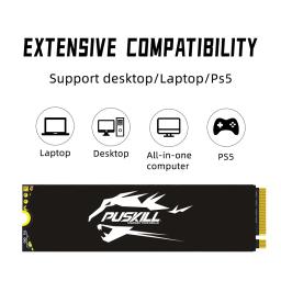 PUSKILL SSD M.2 NVMe 1TB 512GB 256GB 128GB PCIe M2 2280 Disco Rígido Interno de Estado Sólido Disco Drive para Laptop Desktop - Image 5