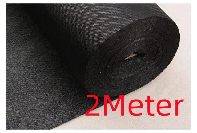 Interlining Fusível Leve para Costura DIY - 100cm Branco e Preto para Vestuário