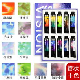Tubos De Tinta De Cor De Água Em Camadas Super Vision, Pigmento De Aquarela De Nível Mestre, Arte De Desenho Fornecedores, 15ml - Image 2