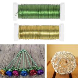 Arranjo Floral Fios De Ferro, Fio Florista DIY, Artesanato De Hule De Flores - Image 1