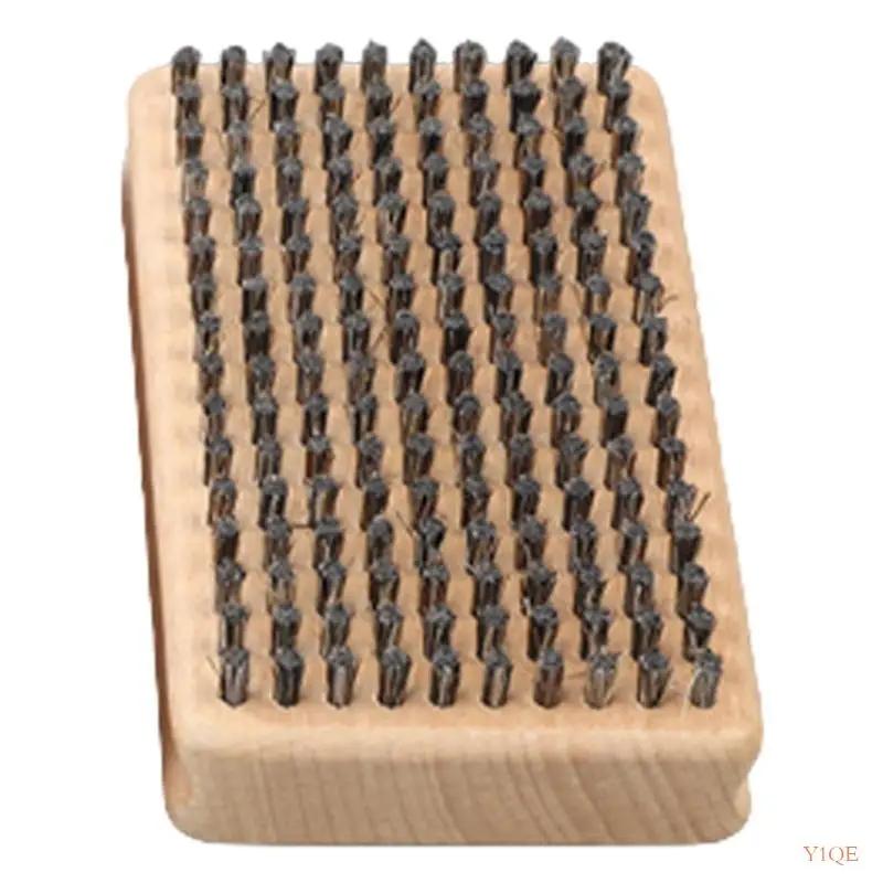 Y1QE Handle Handle Brass/Nylon/Horse Horse Horse Horshbing Brushing Snowboard Brush Manutenção Tool Snowboards Brecha Fácil - Image 1