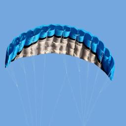 Kite esporte ao ar livre para surf e praia, Paraquedas Dobrável, Pipas grandes para treinamento de kitesurf, Fun Kite, 2.5m - Image 2