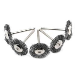 Roda de arame Cup Brush Set, Broca Polimento Dremel Ferramentas, 3mm Shank para Power Die Grinder, Ferramenta Elétrica Abrasiva Rotativa - Image 3