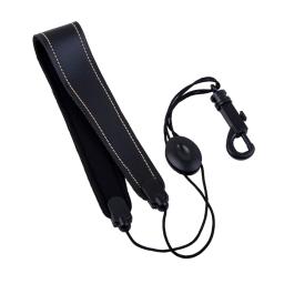 Saxofone Ajustável Sax Cinto de Ombro Nylon Acolchoado, Correia de Pescoço com Gancho Fecho, Acessórios Instrumento de Sopro Alta Qualidade, Couro - Image 1