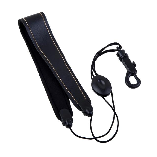 Correia Acolchoada para Saxofone Ajustável com Cinto de Ombro em Nylon e Gancho de Fecho, Acessórios de Alta Qualidade para Instrumentos de Sopro em Couro