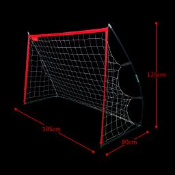 Rede portátil de gol de futebol de futsal de 6x4 pés para jogo de futebol ao ar livre - Image 2