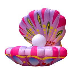 Decoração de Palco Inflável Para Palco Show, Traje De Mascote, Shell Do Mar, Ostra Balão, Verão Oceano Moluscos, Evento Publicitário, Colorido, 3m, 10ft - Image 1