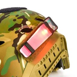 Personals Identificação Luz Marcador, Tactical Capacete Segurança Piscando Luz, Equipamento ao ar livre para caça Caminhadas e Ciclismo - Image 5
