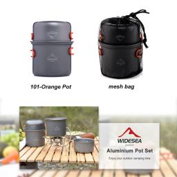 Conjunto de talheres de acampamento tela widesea, utensílios de cozinha para caminhada, acampamento, viagem - Image 6