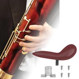 Ergonômico fagote mão resto titular, fácil de instalar, engrossado mão titular para fagote entusiasta acessórios, peças de reposição - Image 4