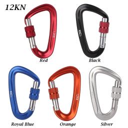 D Forma Mosquetão de Segurança Profissional, Chave Ganchos, Escalada Segurança, Master Lock, Outdoor Montanhismo Ferramenta de Proteção, 12 KN, 24 KN, 25KN - Image 5
