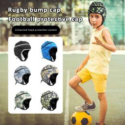 Capacete de futebol à prova de choque macio para meninos e meninas, Headguard de futebol americano para crianças jovens - Image 3