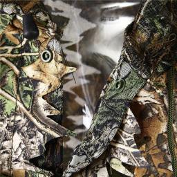 3D Deixa Hunter Ghillie Terno, Top De Disfarce De Camuflagem, Calças, Roupas Ao Ar Livre, Selva De Treinamento CS, Jaqueta Com Capuz, Conjunto De Calças - Image 5