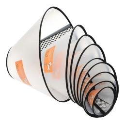 Evitar bitetransparente cão gato proteção capa ferida cura banho grooming cone cão de estimação de proteção coleira médica dropshipping - Image 1