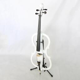 Violoncelo instrumentos de cordas venda violoncelo elétrico branco requintado high-end - Image 4