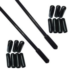 Linkboy-Archery Broadhead Seta Alvo, Seta Cabeça, Rubber Blunt, Campo Ponto, Arrowhead, ID, 8mm, 24pcs - Image 5