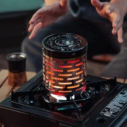 Outdoor Camping Aquecedor Infravermelho, Cobertura De Aquecimento, Aço Inoxidável, Cassette Baking Stove - Image 1