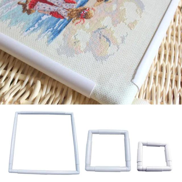 Anéis de Argola Bordados para Cross Stitch - Ferramenta Prática de Costura Artesanal e DIY para Arte e Artesanato em Casa