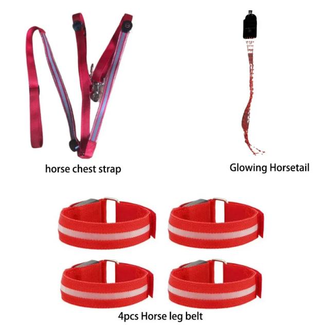 Mimilon Ternos Equestres LED Luminosos 3 Peças